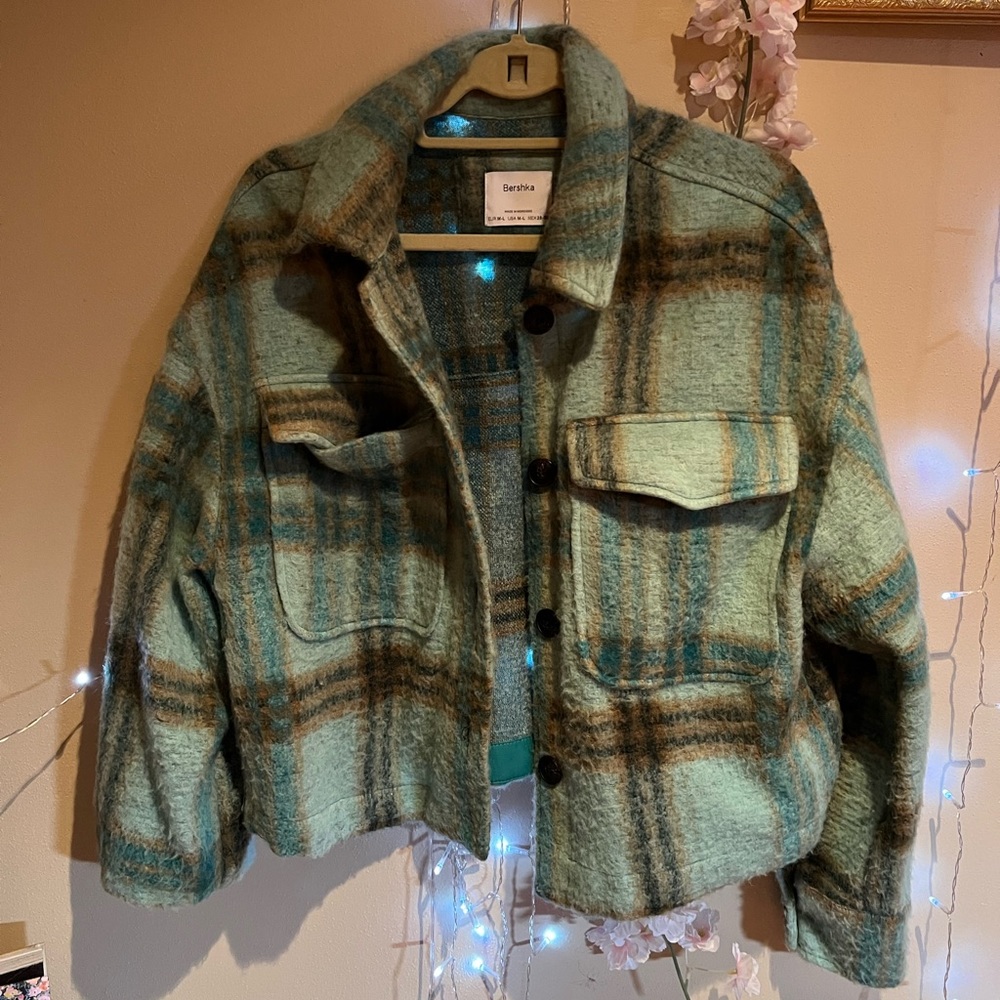 Bershka plaid jacket